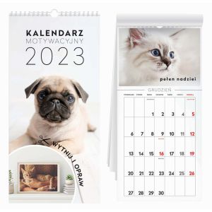 2024 Kalendarz Interdruk Motywacyjny, Zwierzaki